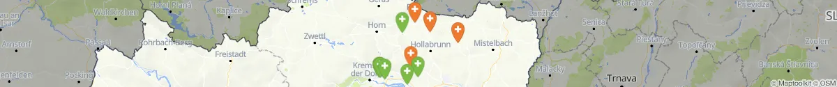 Map view for Pharmacy emergency services nearby Hollabrunn (Niederösterreich)